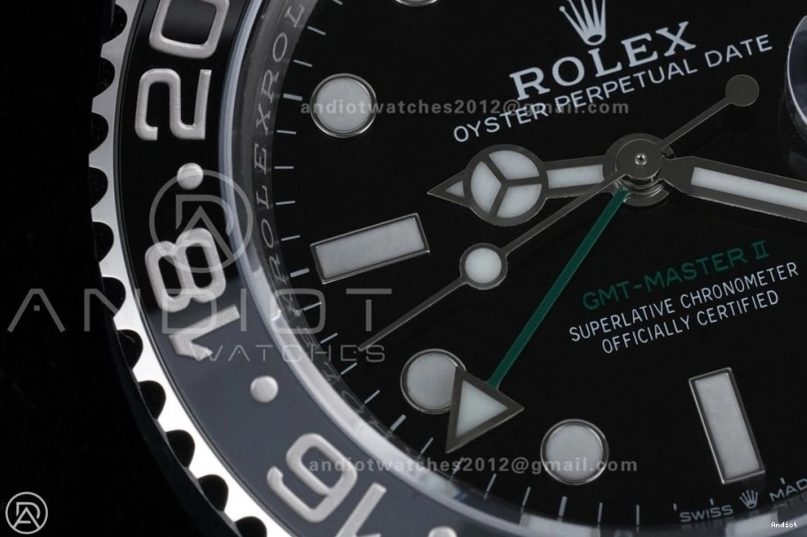 SH3285 Black Best Edition V2 ARF Gray Bracelet Oyster New Ceramic Wayne II on GMT-Master Bruce 904L 1:1 126710 GRNR 0130